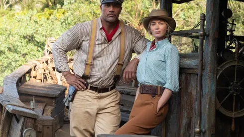 La innegable química entre Dwayne Johnson y Emily Blunt.