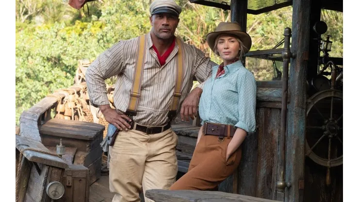 La innegable química entre Dwayne Johnson y Emily Blunt.