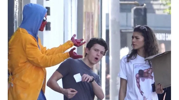 Tom Holland, Zendaya y Spiderman