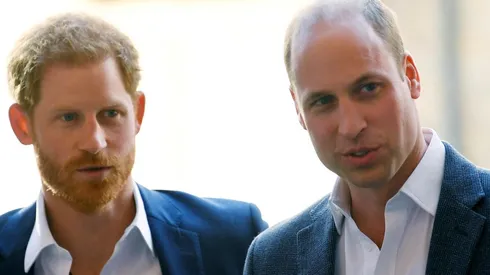 Los Príncipes Harry y William