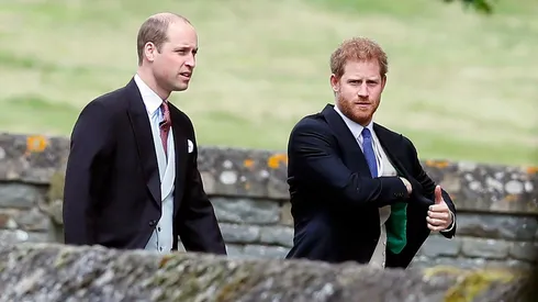 Los Príncipes Harry y William