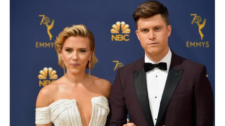Scarlett y su esposo.