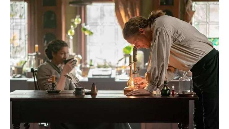 Sam Heughan y Caitriona Balfe