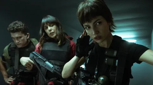 Parte del elenco de La Casa de Papel