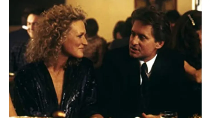 Glenn Close y Michael Douglas en Atracción Fatal