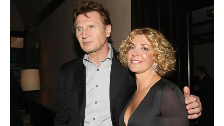Liam Neeson y su esposa fallecida, Natasha Richardson.