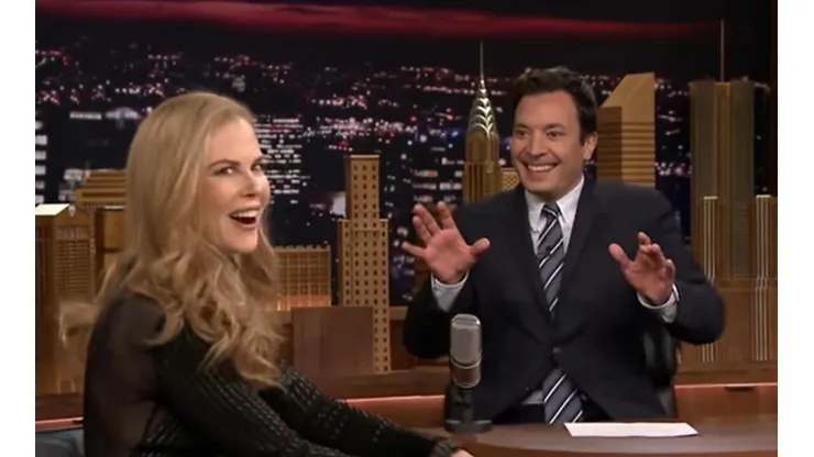 Nicole Kidman y Jimmy Fallon podrían haber sido pareja (Foto: The Tonight Show Starring Jimmy Fallon)