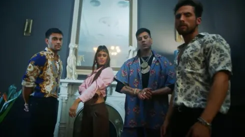 Tini, Duki y Mya juntos en el remix de 2:50 (Foto: Sony)