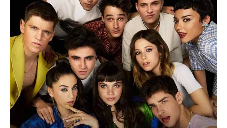 El elenco de Élite.