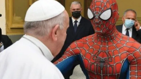 El Papa recibió a Spider-Man.