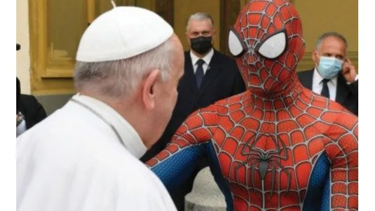 El Papa recibió a Spider-Man.