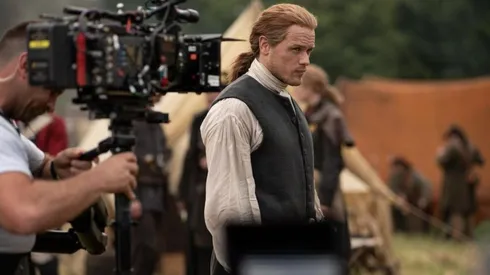 Sam Heughan en su papel de Jamie Fraser.