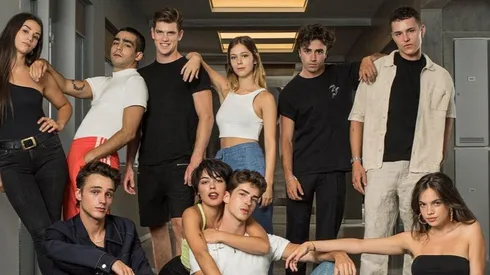 El elenco de Élite.