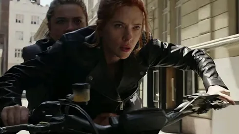 Black Widow en acción.