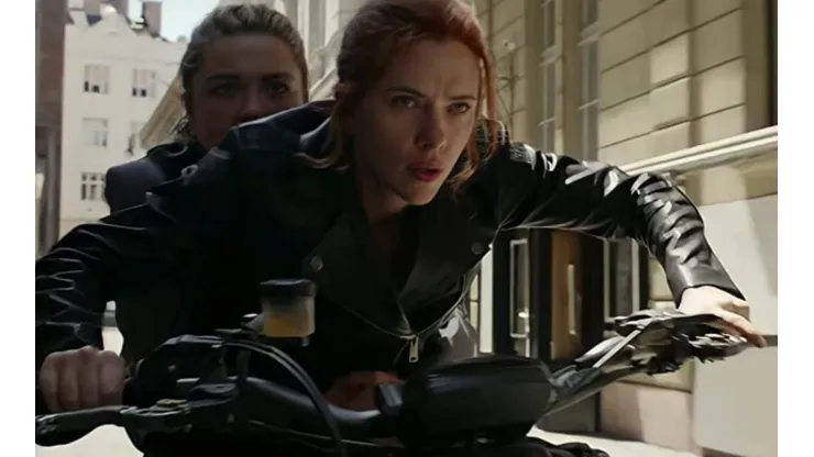 Black Widow en acción.