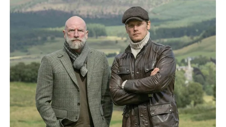Sam Heughan y Graham McTavish.