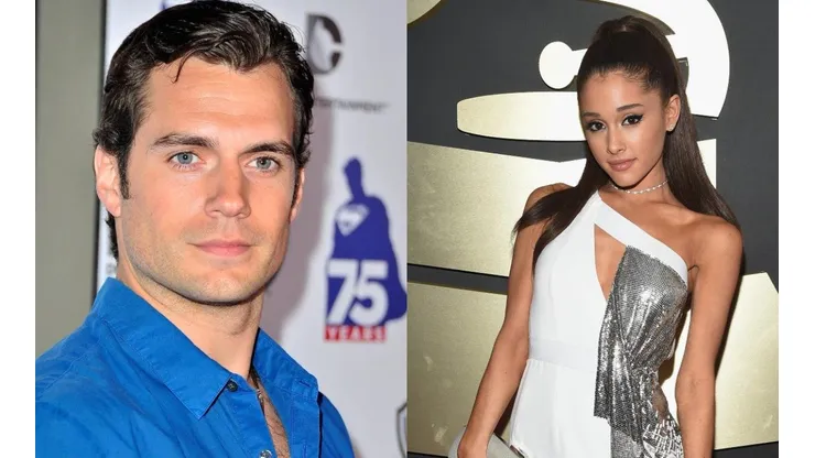 Henry Cavill y Ariana Grande.