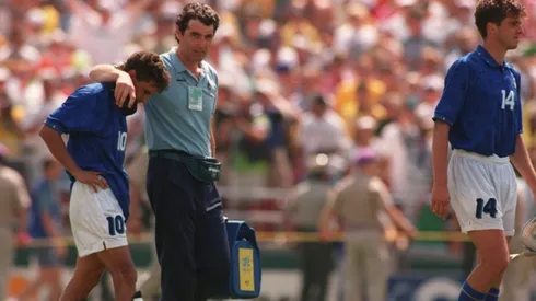 Roberto Baggio en la final de Estados Unidos 1994. (Foto: Getty Images)