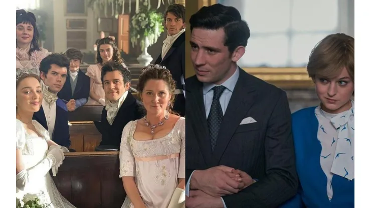 Bridgerton y The Crown.