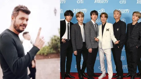 El conductor argentino quiere a la banda en su programa (Foto: @marcelotinelli/Getty)