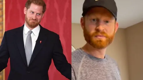 Viral en TikTok: el príncipe Harry también tiene un doble exacto.