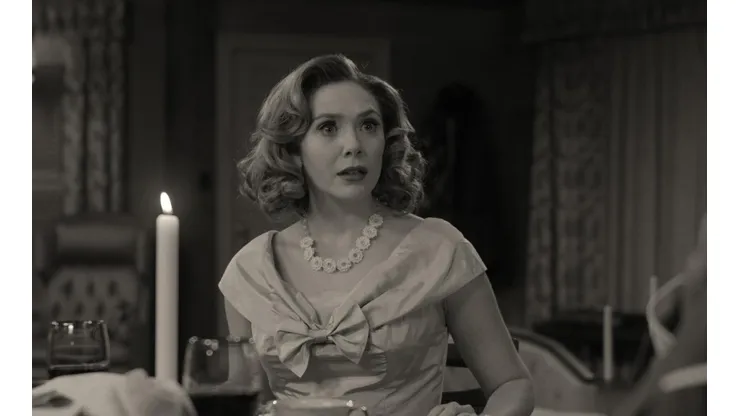 La talentosa Elizabeth Olsen en WandaVision.