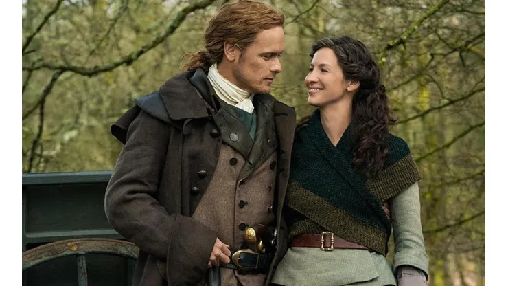 Sam Heughan y Caitriona Balfe