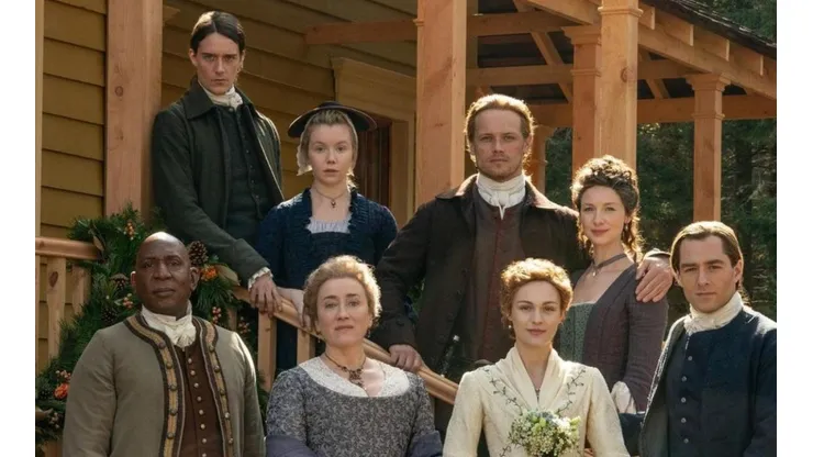 El elenco principal de Outlander.