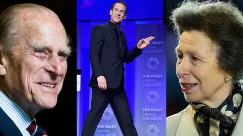 Felipe de Edimburgo, Tobías Menzies y la Princesa Ana.