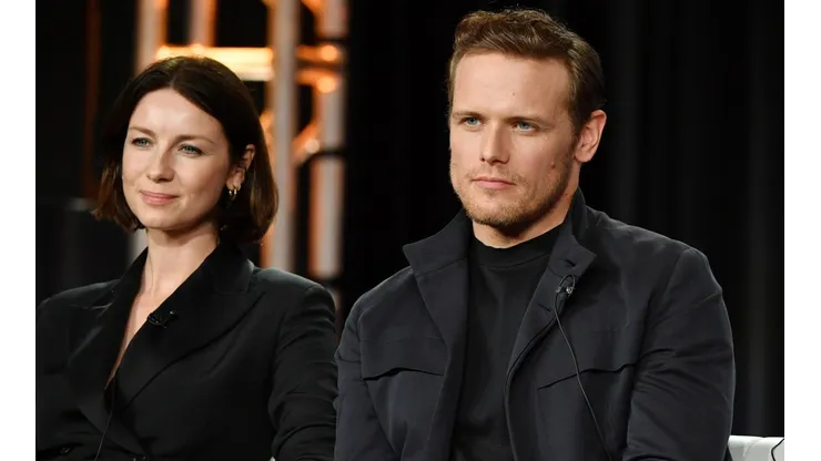 Sam Heughan y Caitriona Balfe.