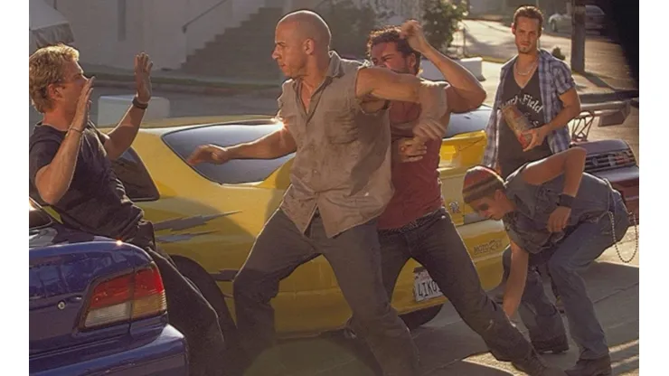 Vin Diesel y Paul Walker en Rápido y Furioso