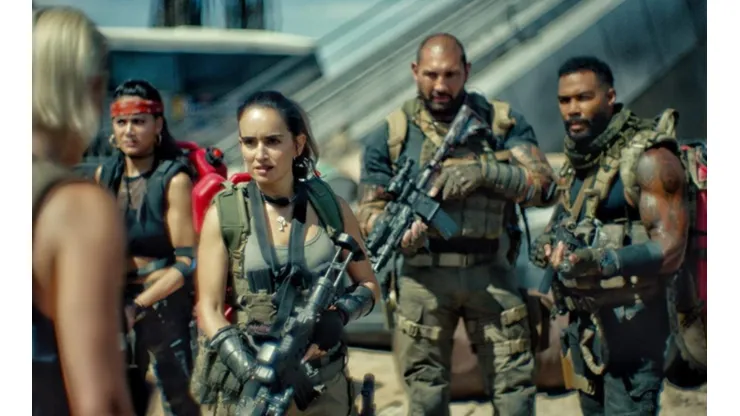 Los mercenarios listos para la acción en Army of the Dead.