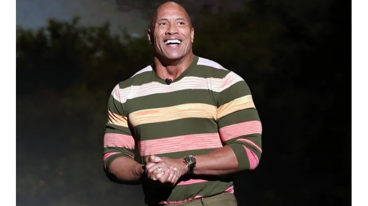 The Rock, siempre imponente.