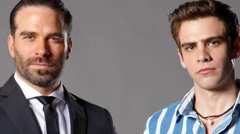 Alejandro Nones y Andrés Baida, los intérpretes de Rodolfo Lazcano.