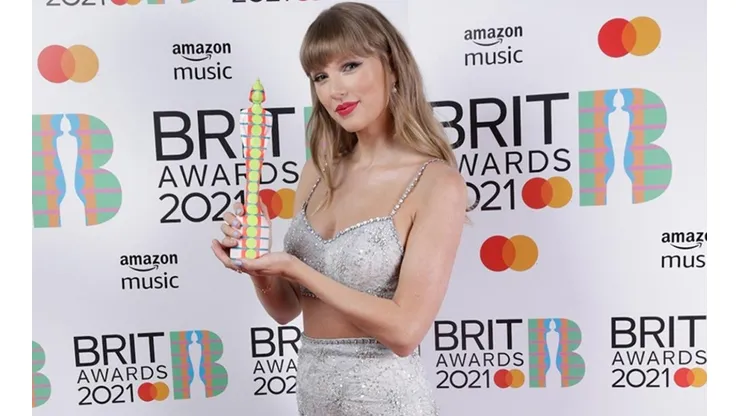 Taylor Swift ganó el Global Icon en los Brits 2021 y rompió un récord