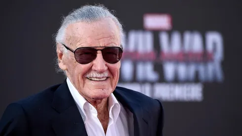 Stan Lee en la premiere de Captain America Civil War