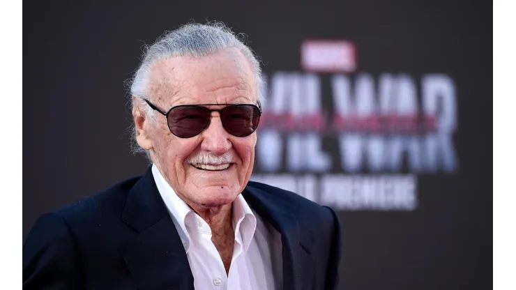 Stan Lee en la premiere de Captain America Civil War