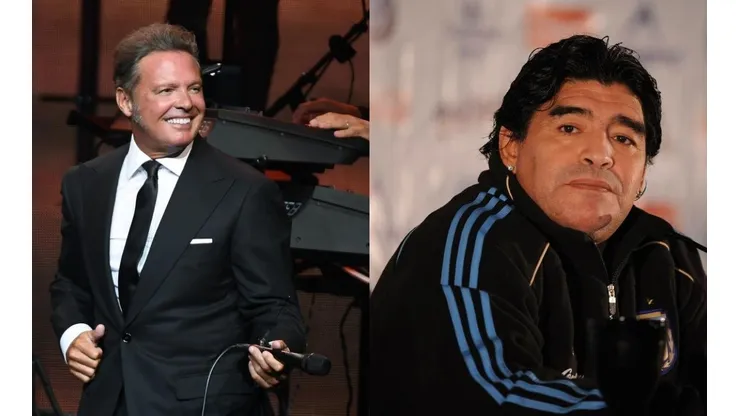 Diego Maradona y Luis Miguel.