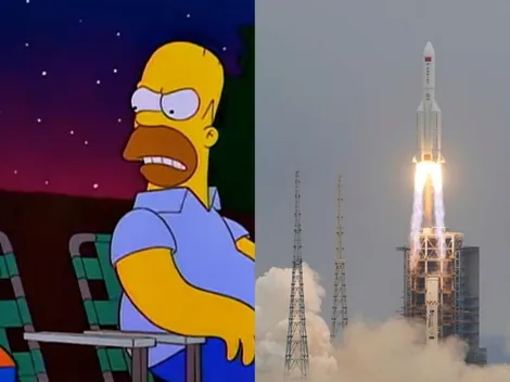 Increíble: Los Simpson predijeron al cohete chino y su desenlace