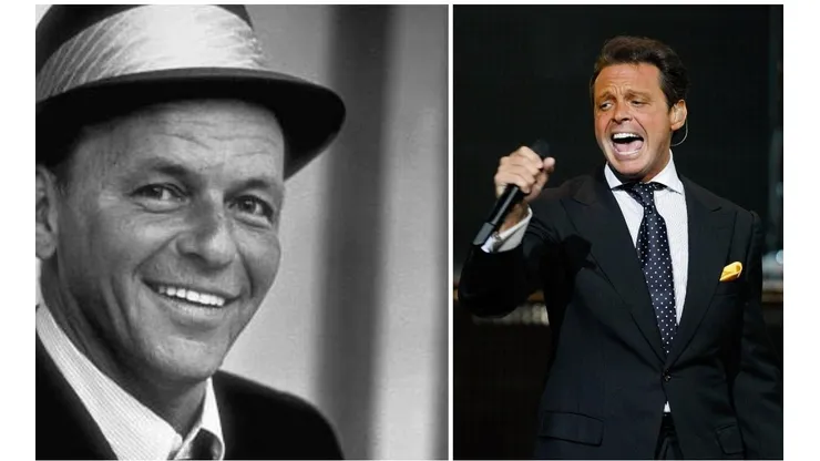 Frank Sinatra y Luis Miguel (Foto: IMDb/Getty Images)