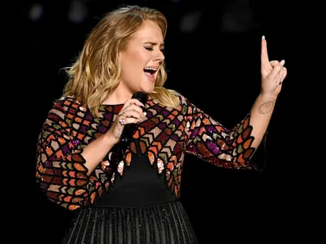 Adele y su inesperada postura futbolera que conquistó a un crack