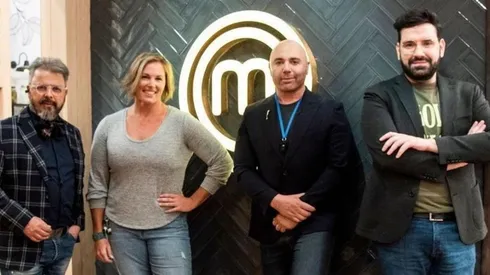 Los jurados de MasterChef con su invitada.