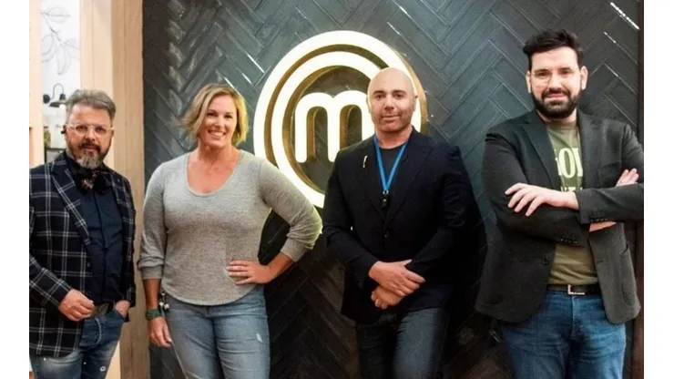Los jurados de MasterChef con su invitada.