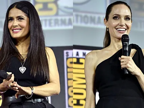 Reacciones al ver a Angelina Jolie y Salma Hayek en Marvel