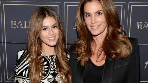 Kaia Gerber junto a su madre Cindy Crawford (Foto: Getty Images)