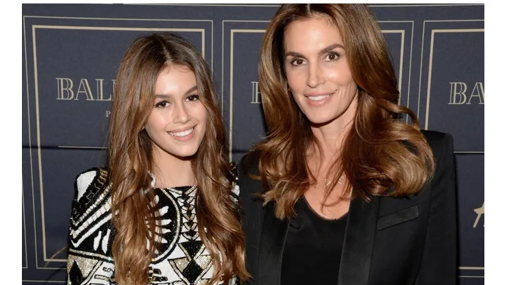 Kaia Gerber junto a su madre Cindy Crawford (Foto: Getty Images)