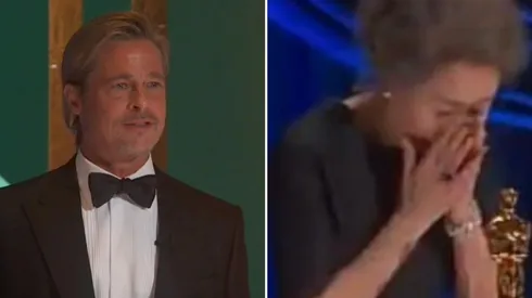 Brad Pitt estuvo presente en los Oscars 2021 como presentador (Foto: @therebelwitch20)
