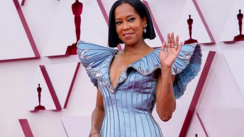Regina King en la alfombra roja.