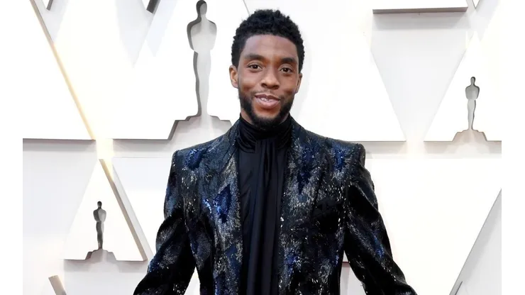 Chadwick Boseman en los Óscar 2019.
