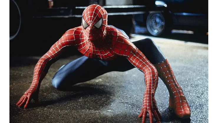 Tobey Maguire en su papel de Spiderman.